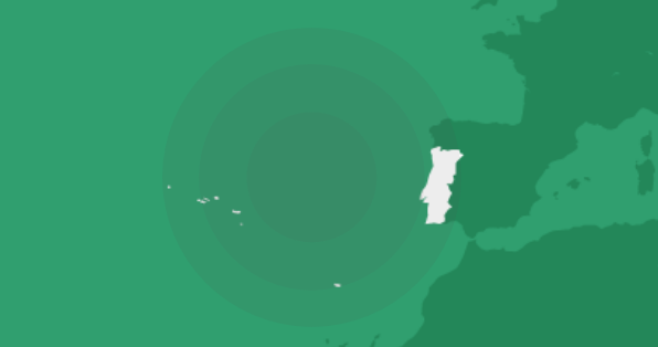 infografia do mapa de portugal