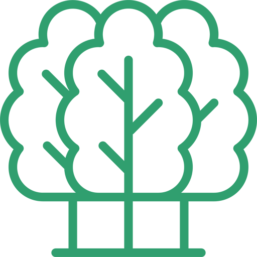 ícone de árvores